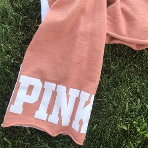 PINK Victoria's Secret Jackets & Coats - Cropped zip pink sweater PINK Victoria's Secret Jackets & Coats - Cropped zip pink sweater